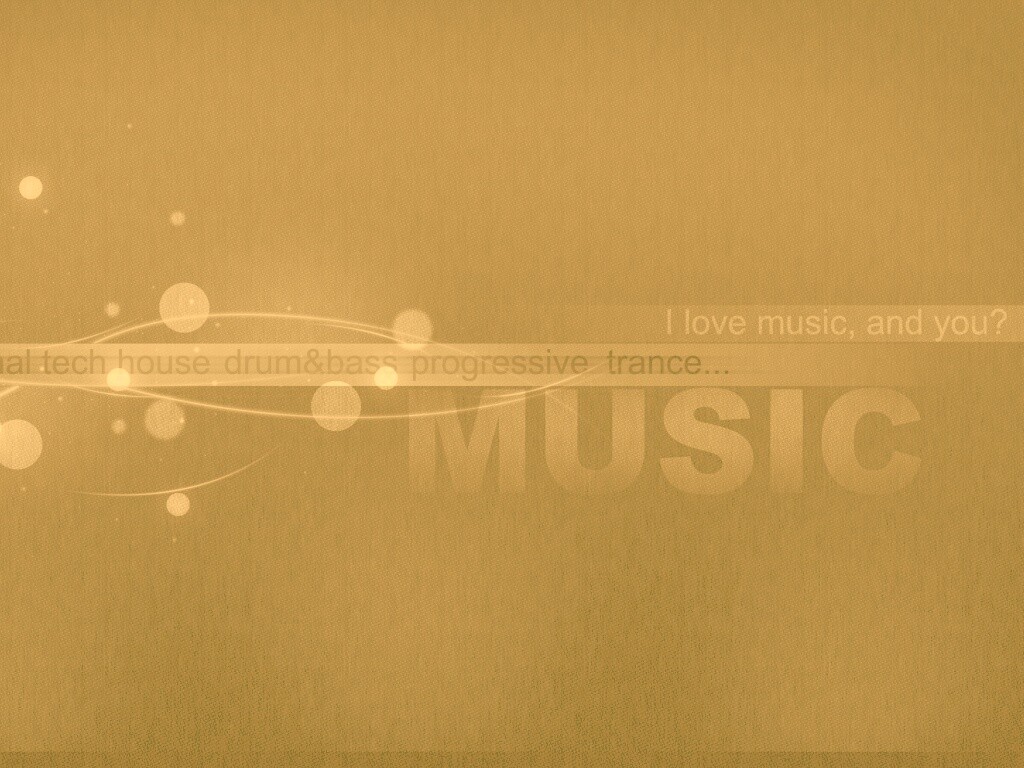 Я люблю музыку, а ты? обои