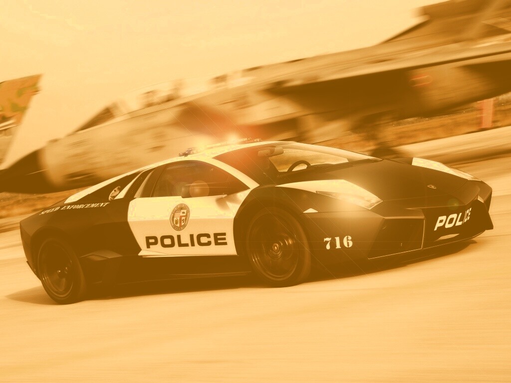Полицейска Lamborghini из NFS обои