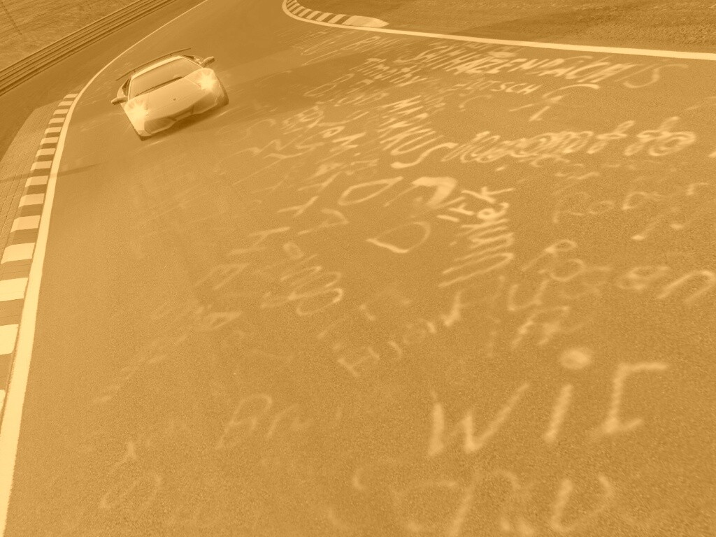 Lamborghini на треке в Grand Turismo 5 обои