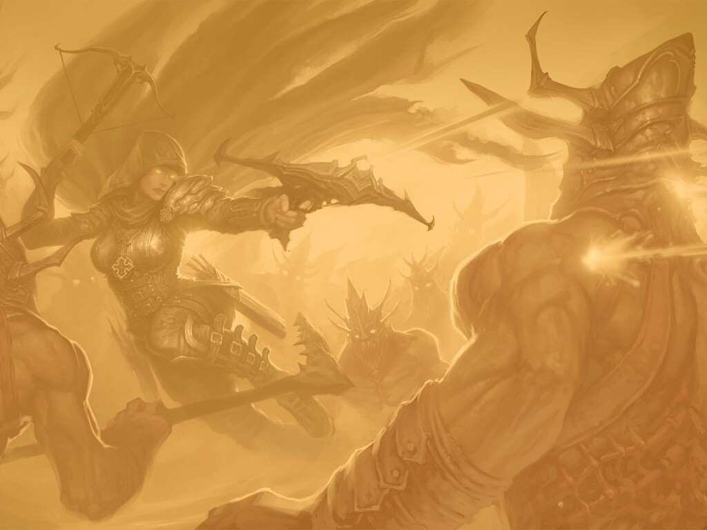 Охотник на демонов из Diablo 3 обои