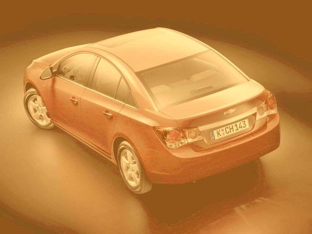 Шевроле Cruze красного цвета обои
