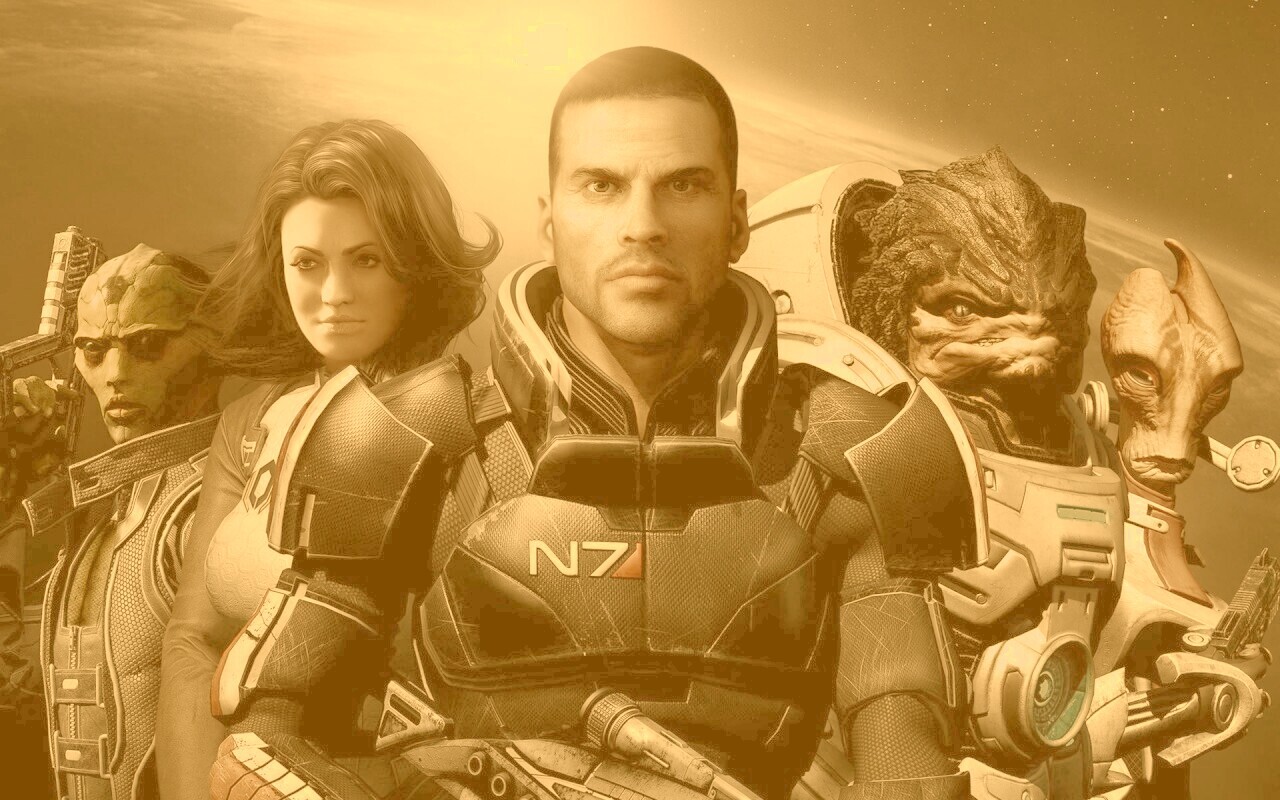 Mass Effect N7 обои