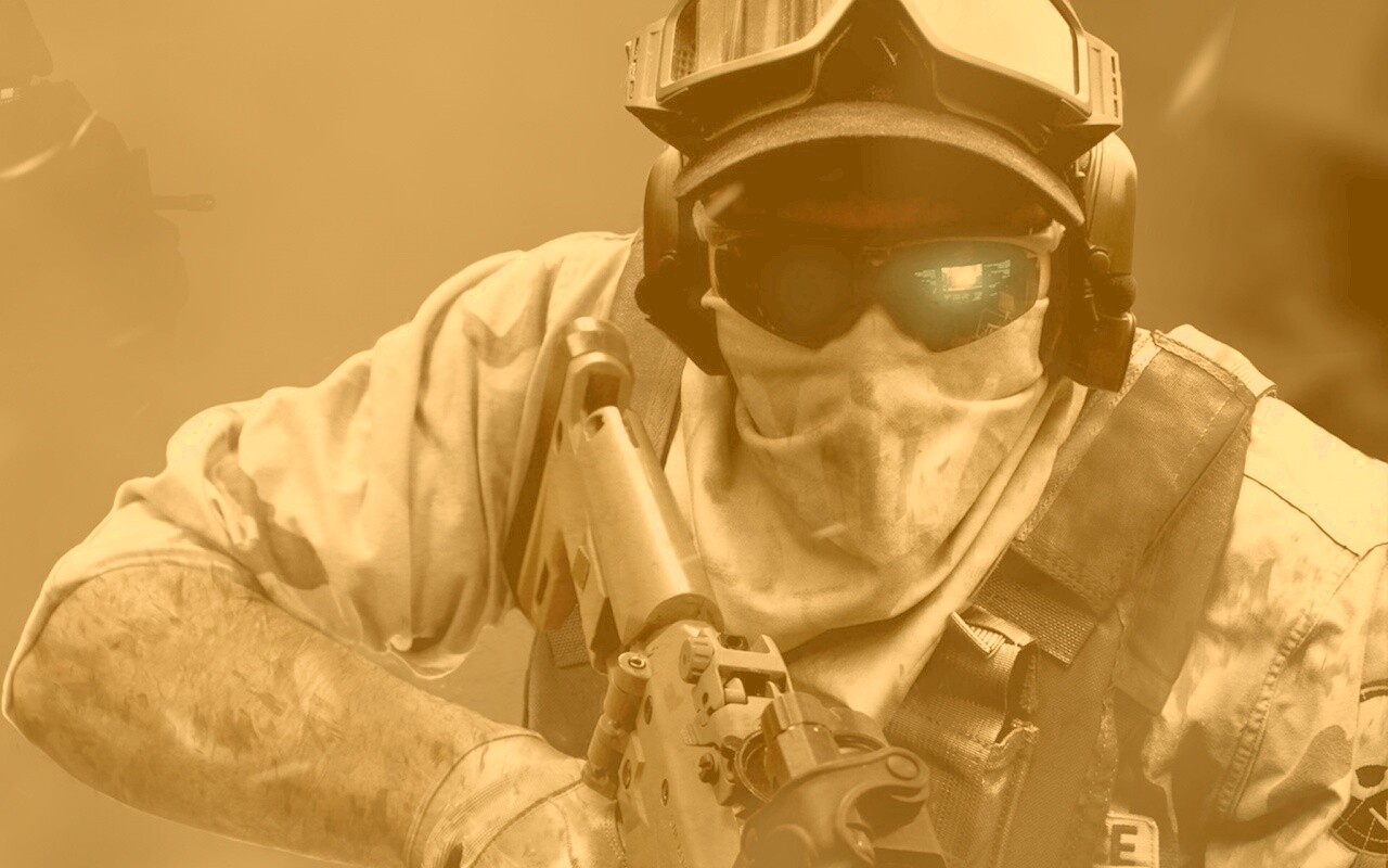 Боец в маске обои