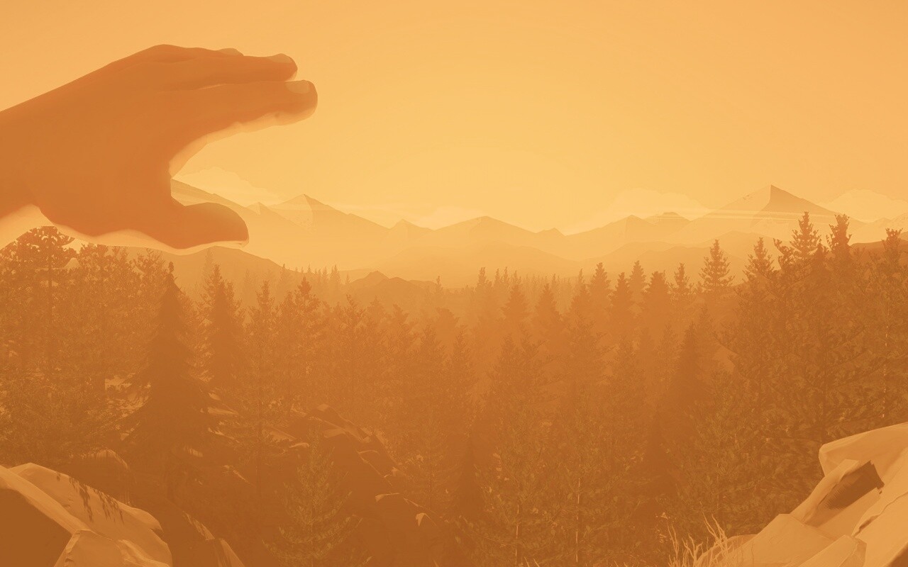 Firewatch закат обои