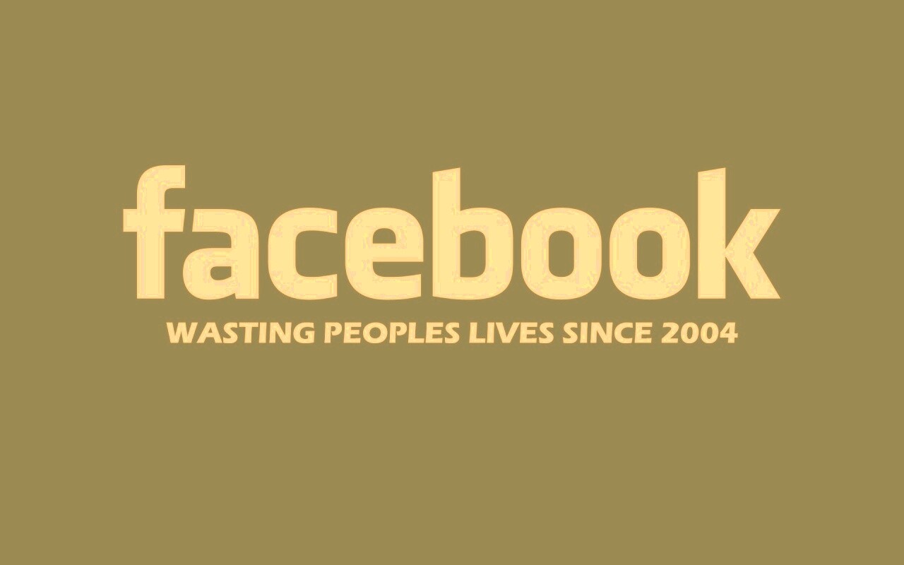 Facebook - жизнь на свалку обои