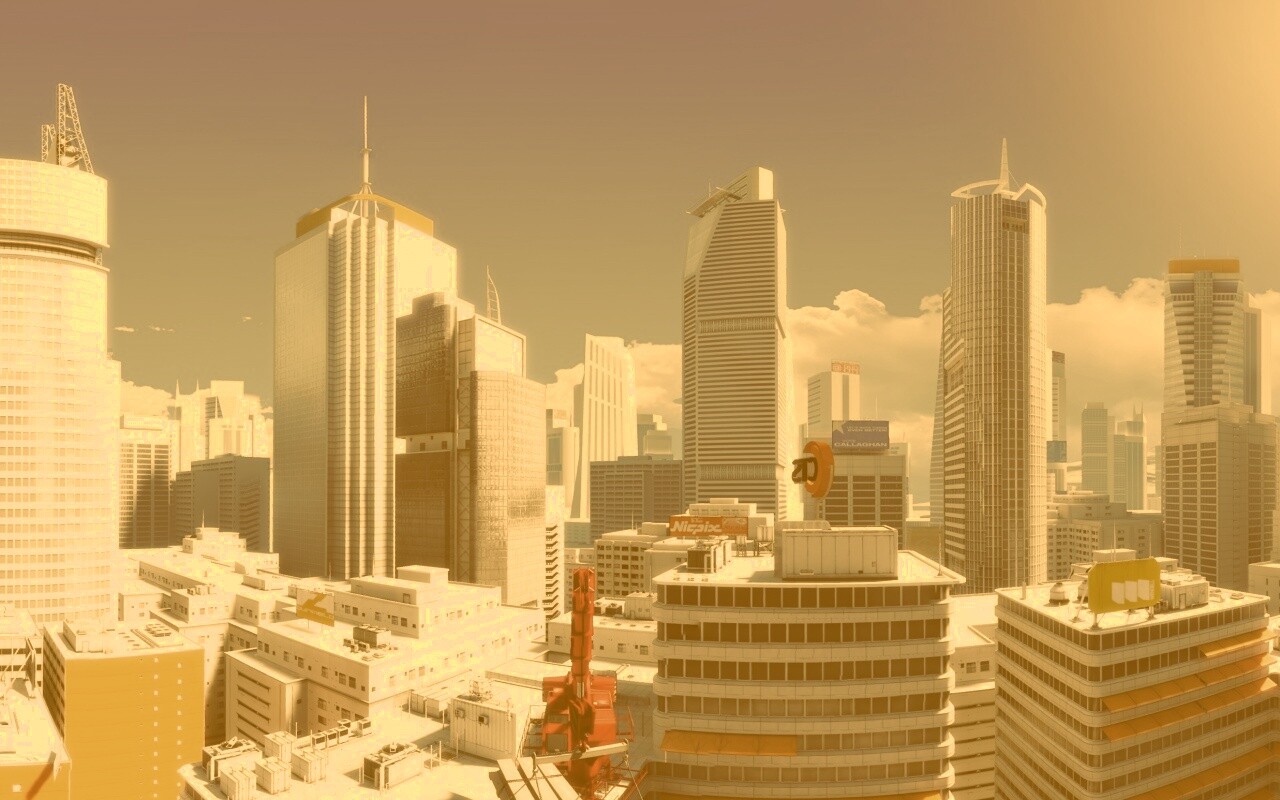 Город Mirrors Edge обои