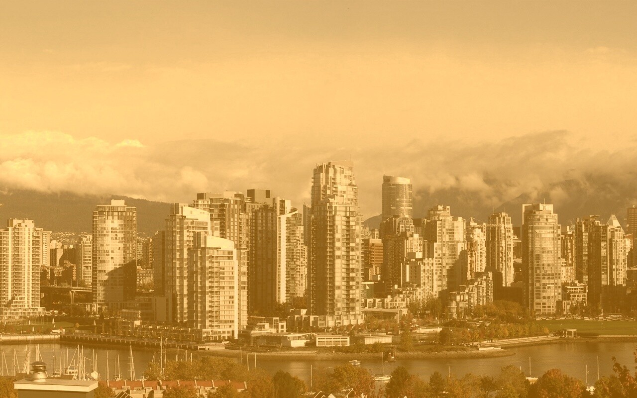 Панорама города обои