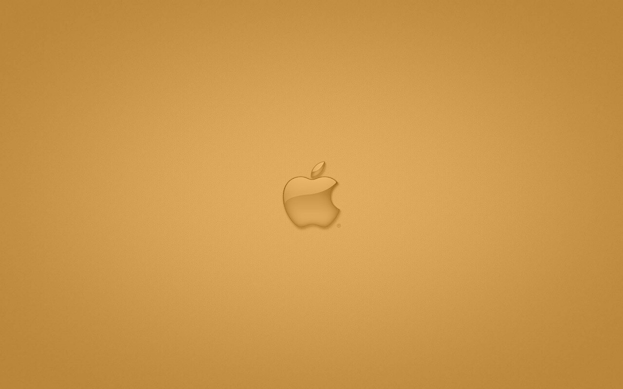 Логотип apple в стекле обои