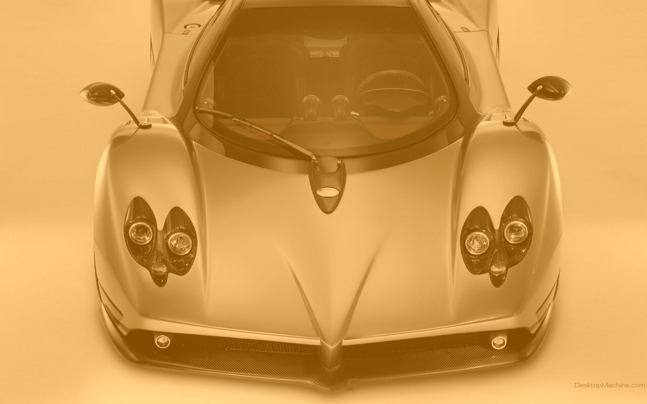 Pagani Zonda спереди обои