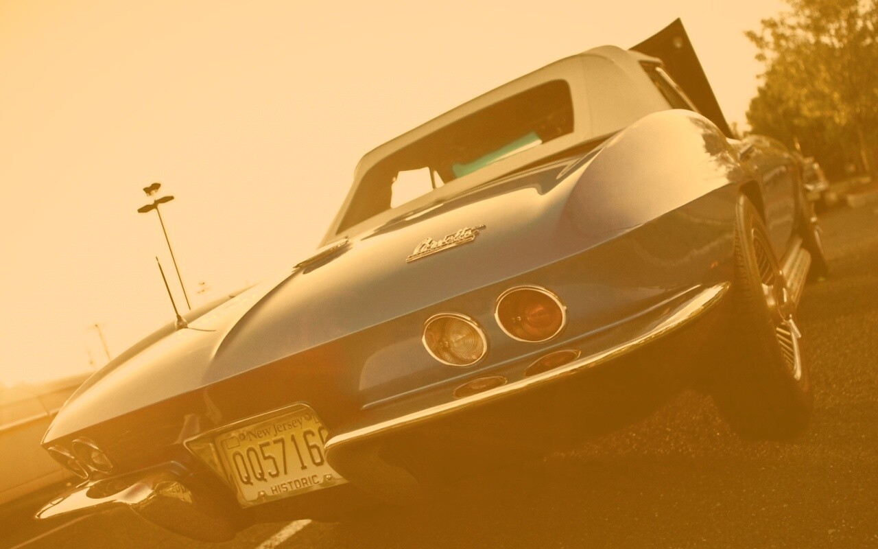 Ретро Chevrolet Corvette обои