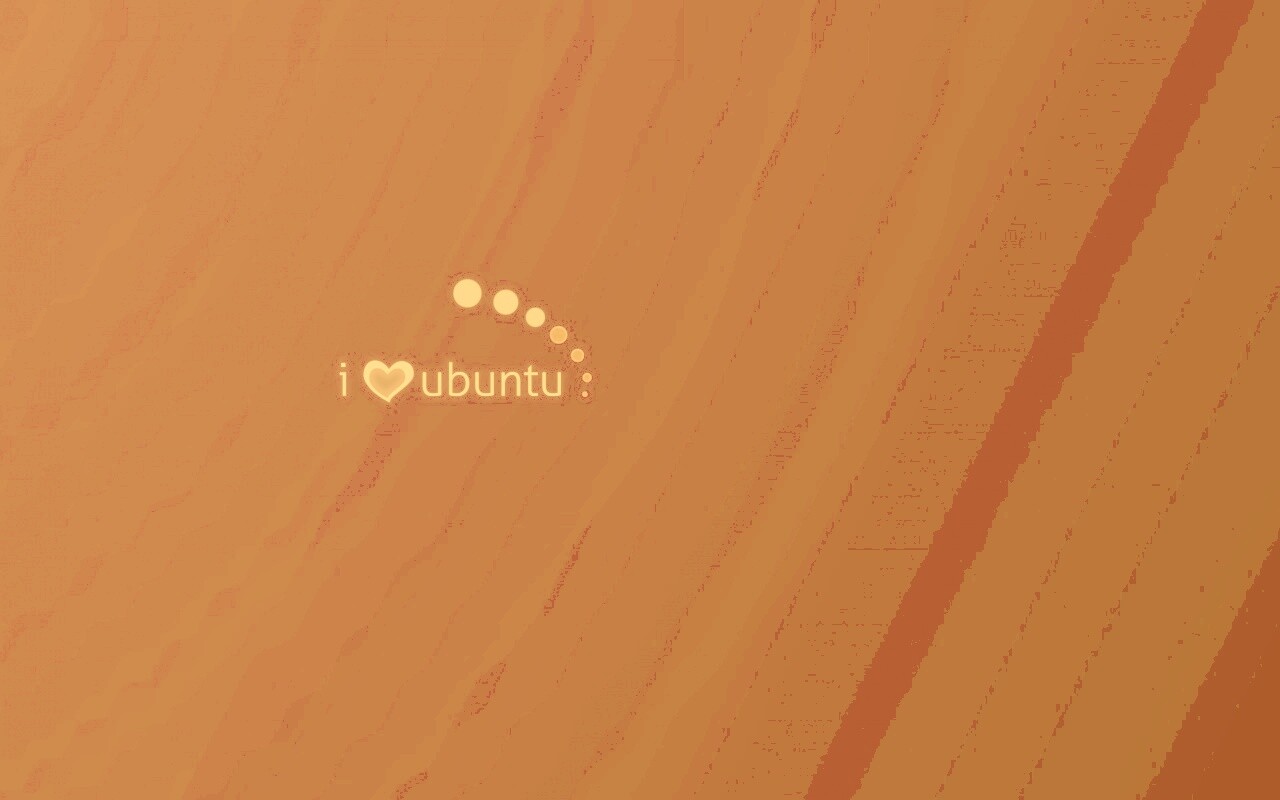 Я люблю убунту обои