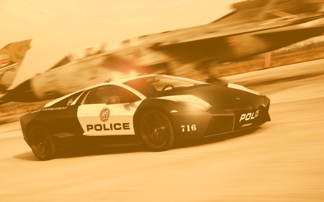 Полицейска Lamborghini из NFS обои