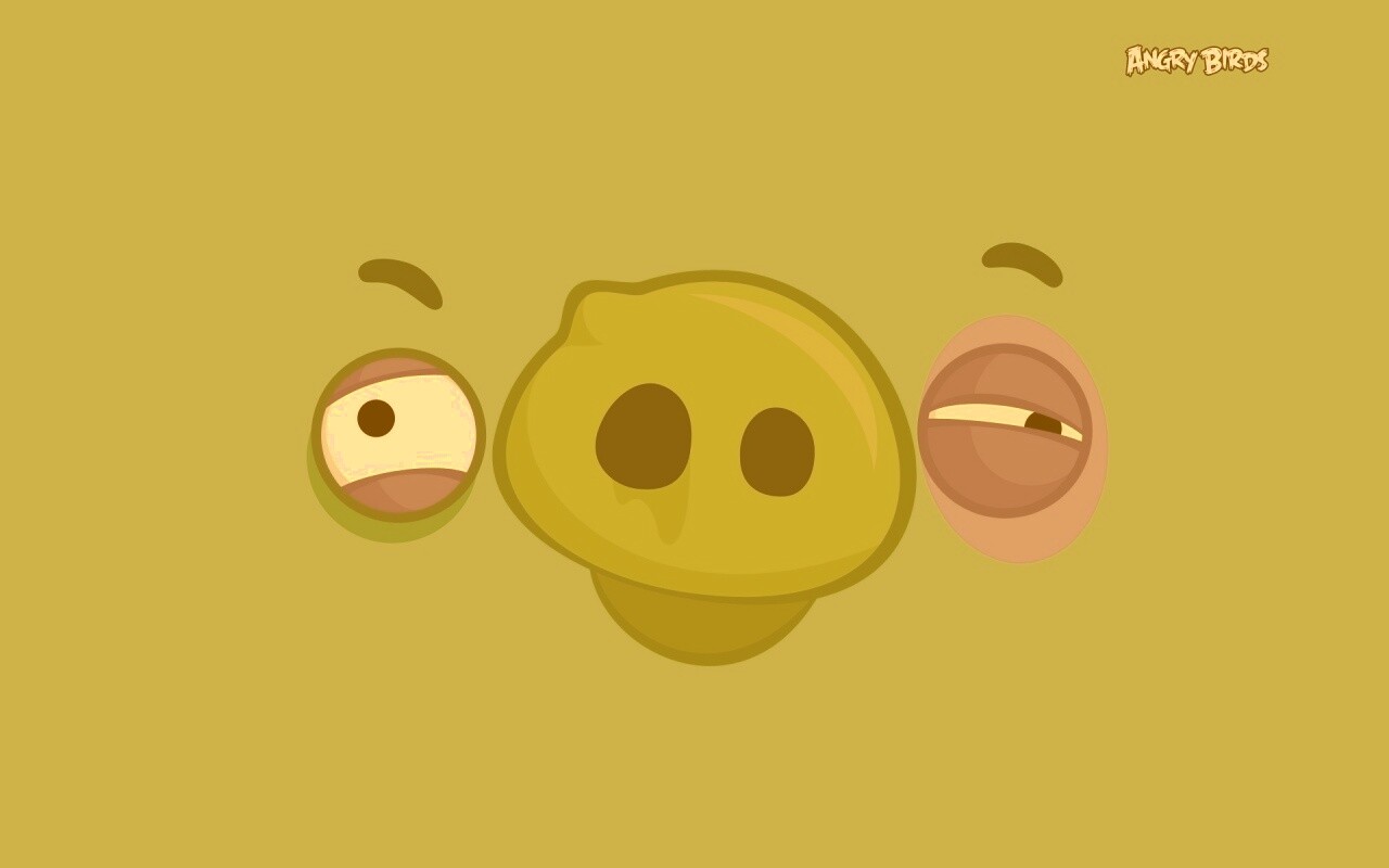 Свинья из Angry Birds обои