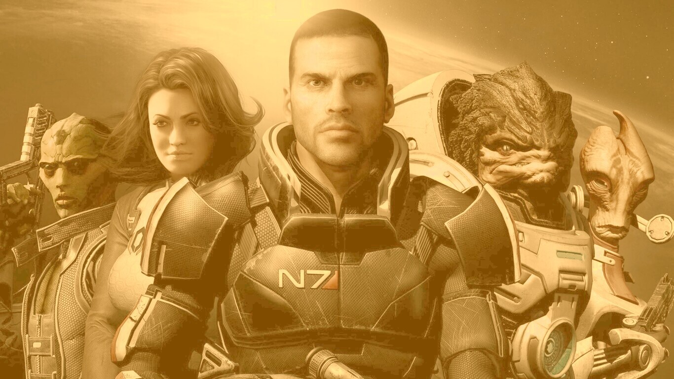 Mass Effect N7 обои