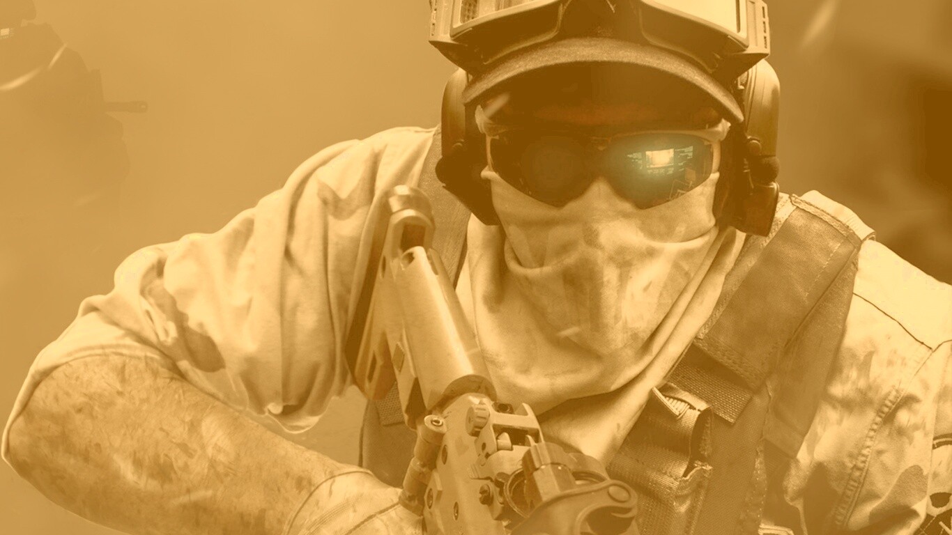 Боец в маске обои