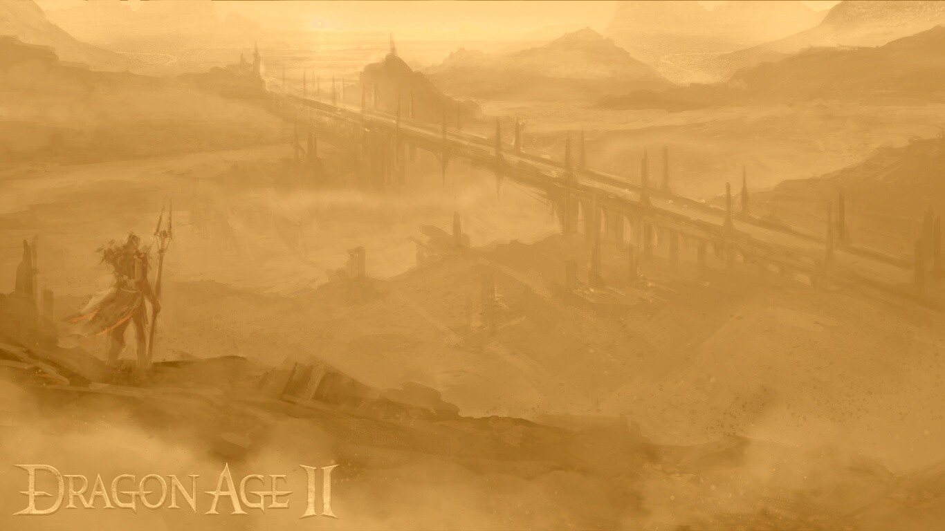 Пейзаж Dragon Age обои