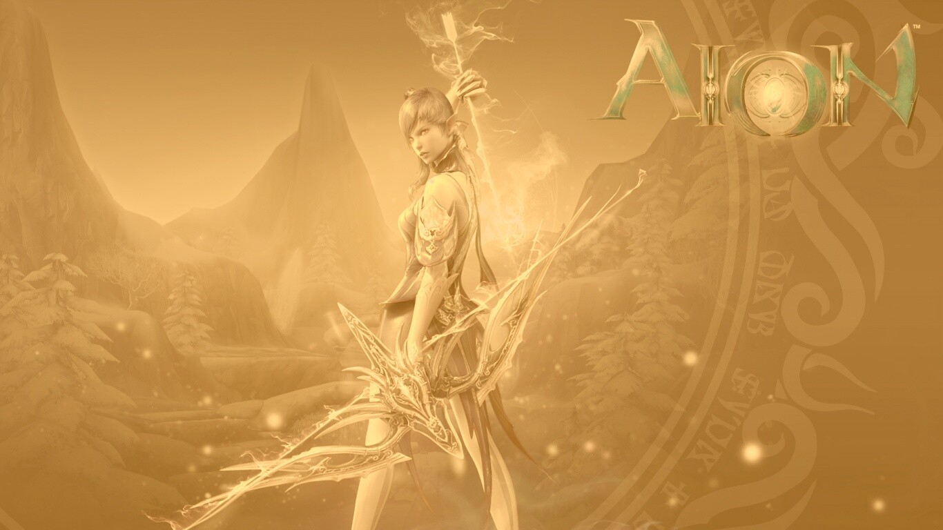 Эльфийка из Aion обои