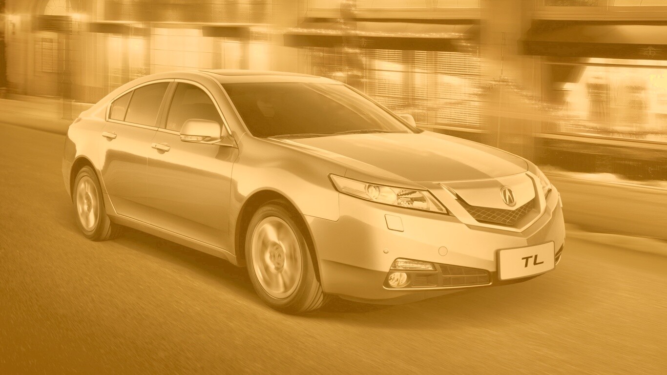 Acura в движении обои