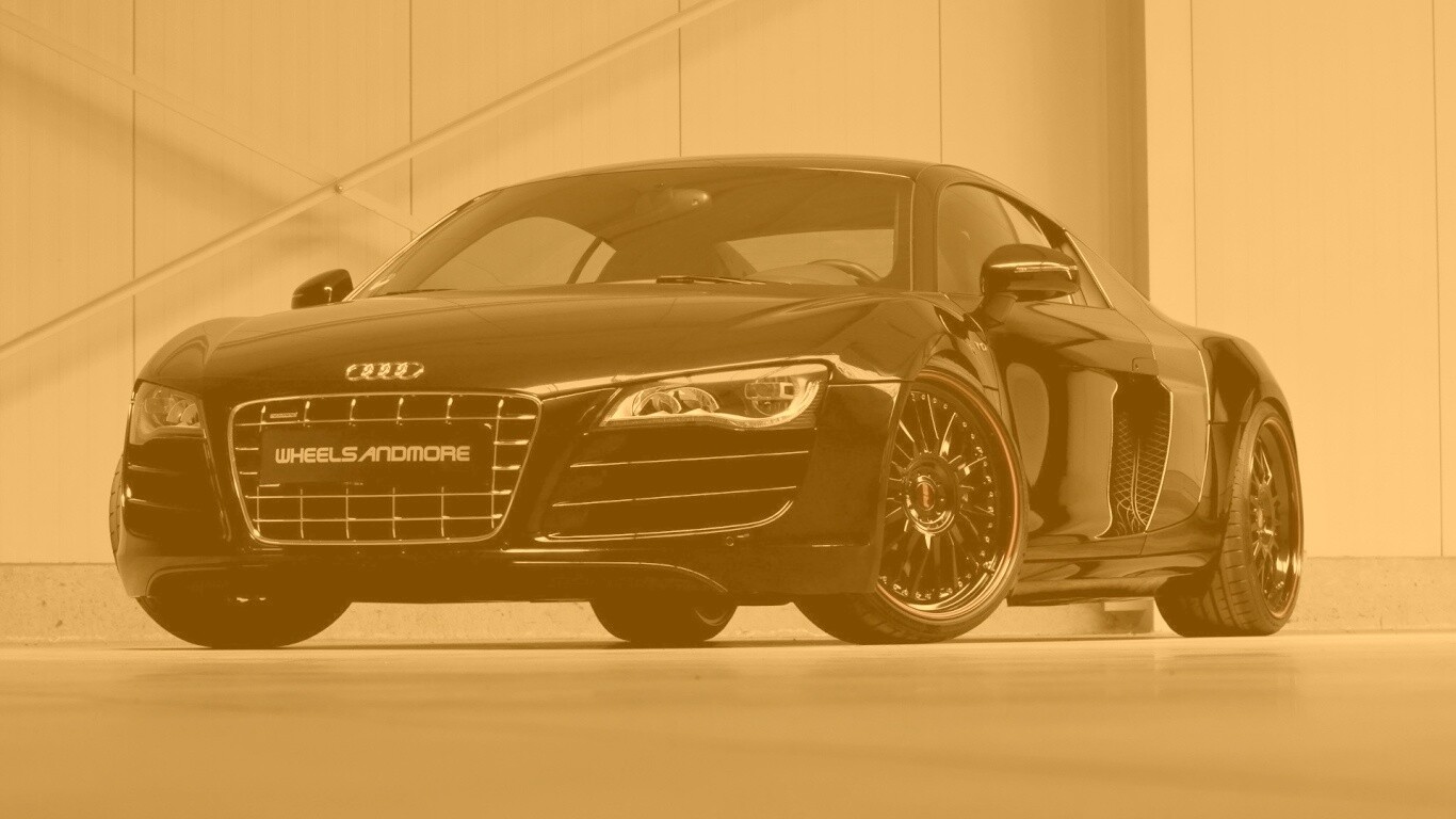Audi черного цвета обои
