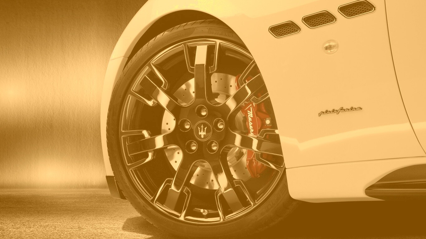 Колесу Maserati Granturismo обои