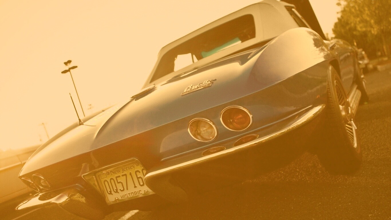 Ретро Chevrolet Corvette обои