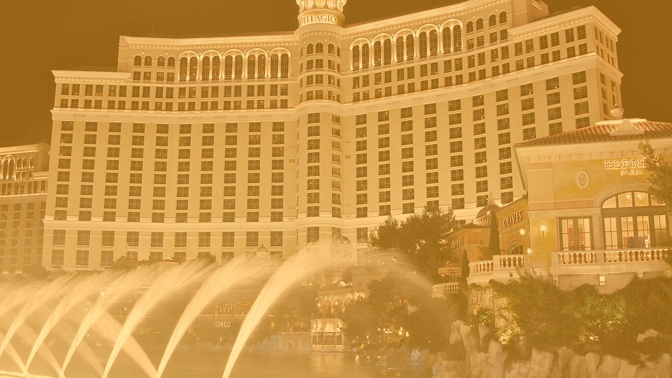 Казино Bellagio в Лас-Вегасе обои