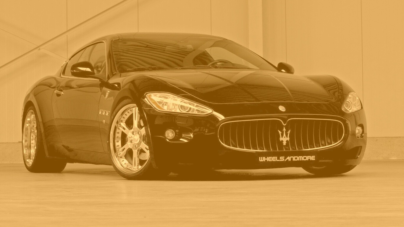 Черная мазерати Gran Turismo обои