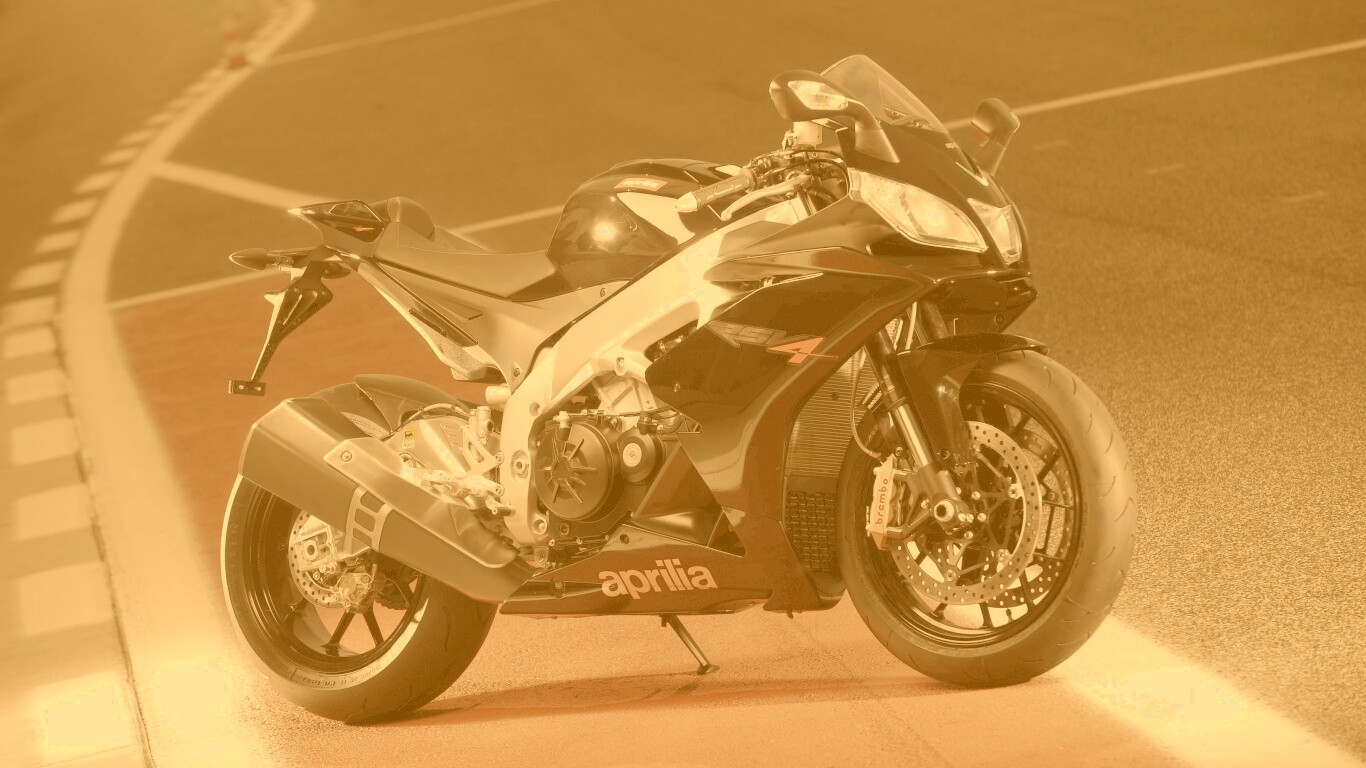 Aprilia на треке обои