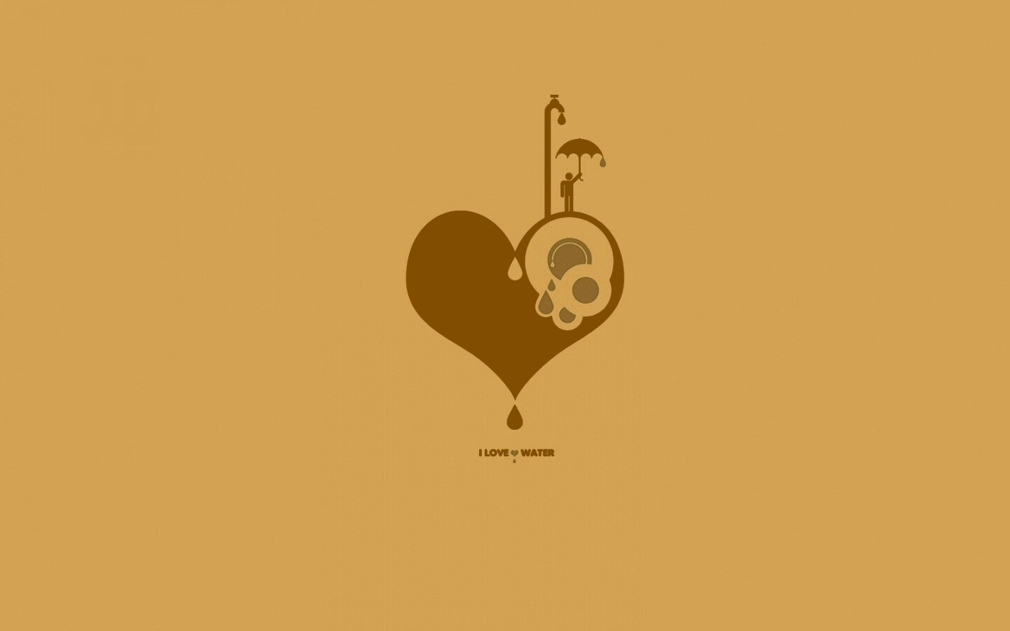 I love water обои