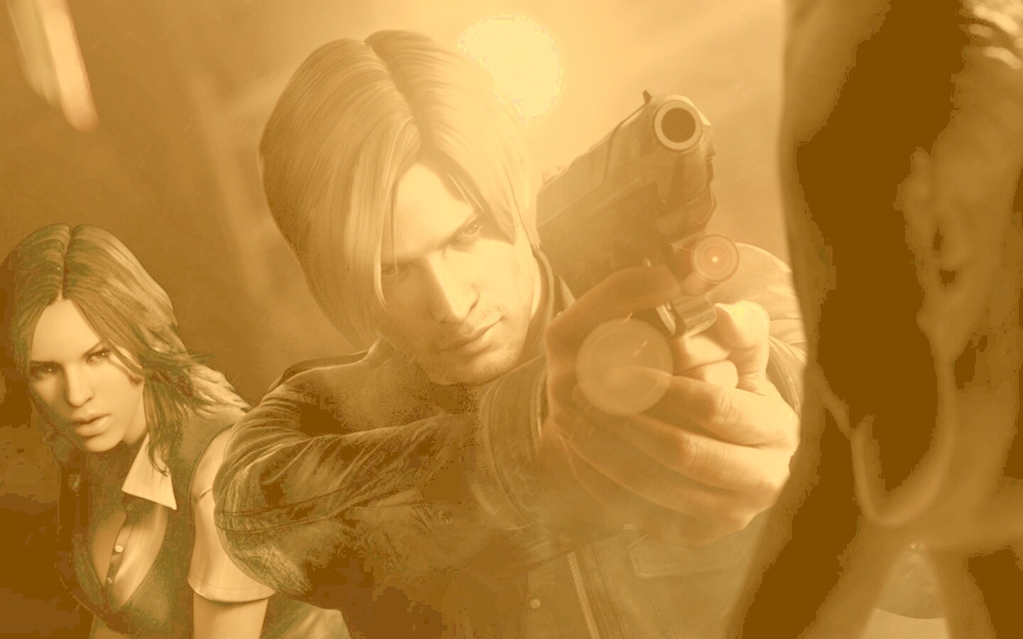Протагонисты Resident Evil обои