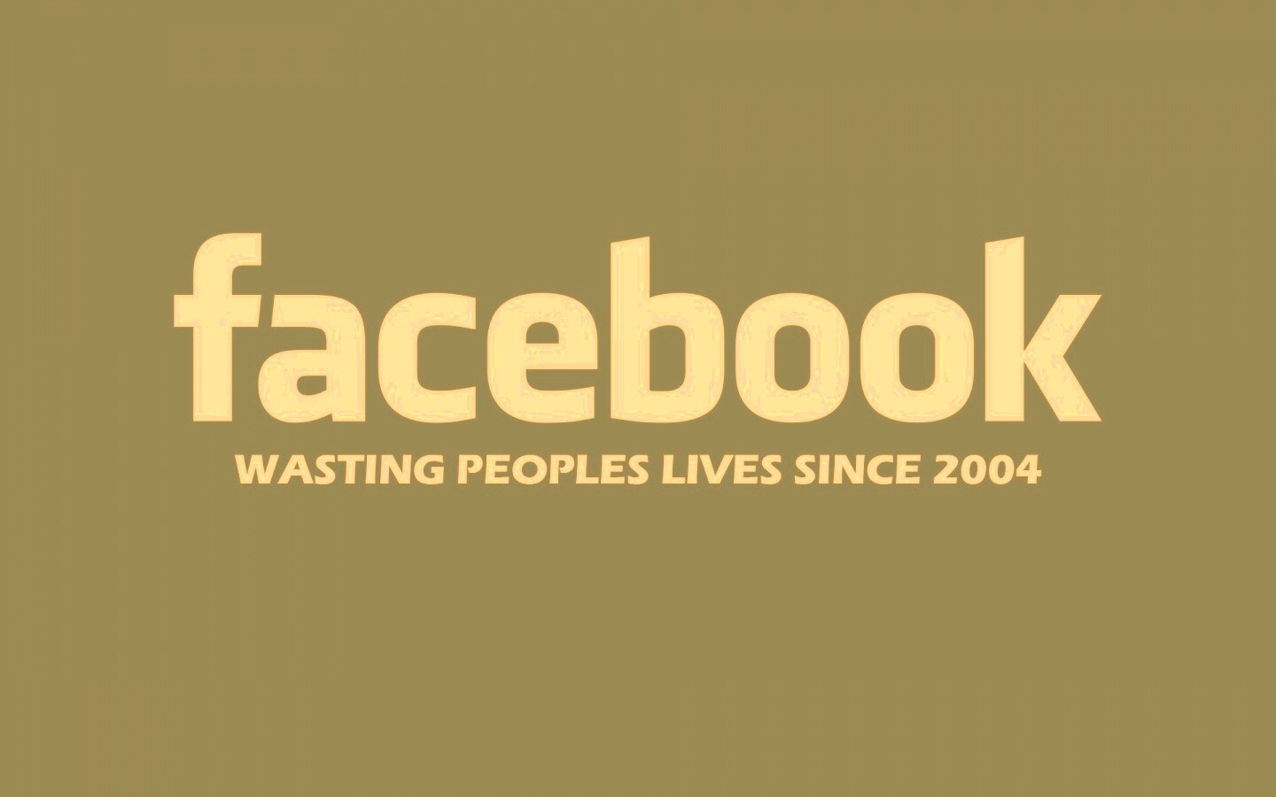 Facebook - жизнь на свалку обои