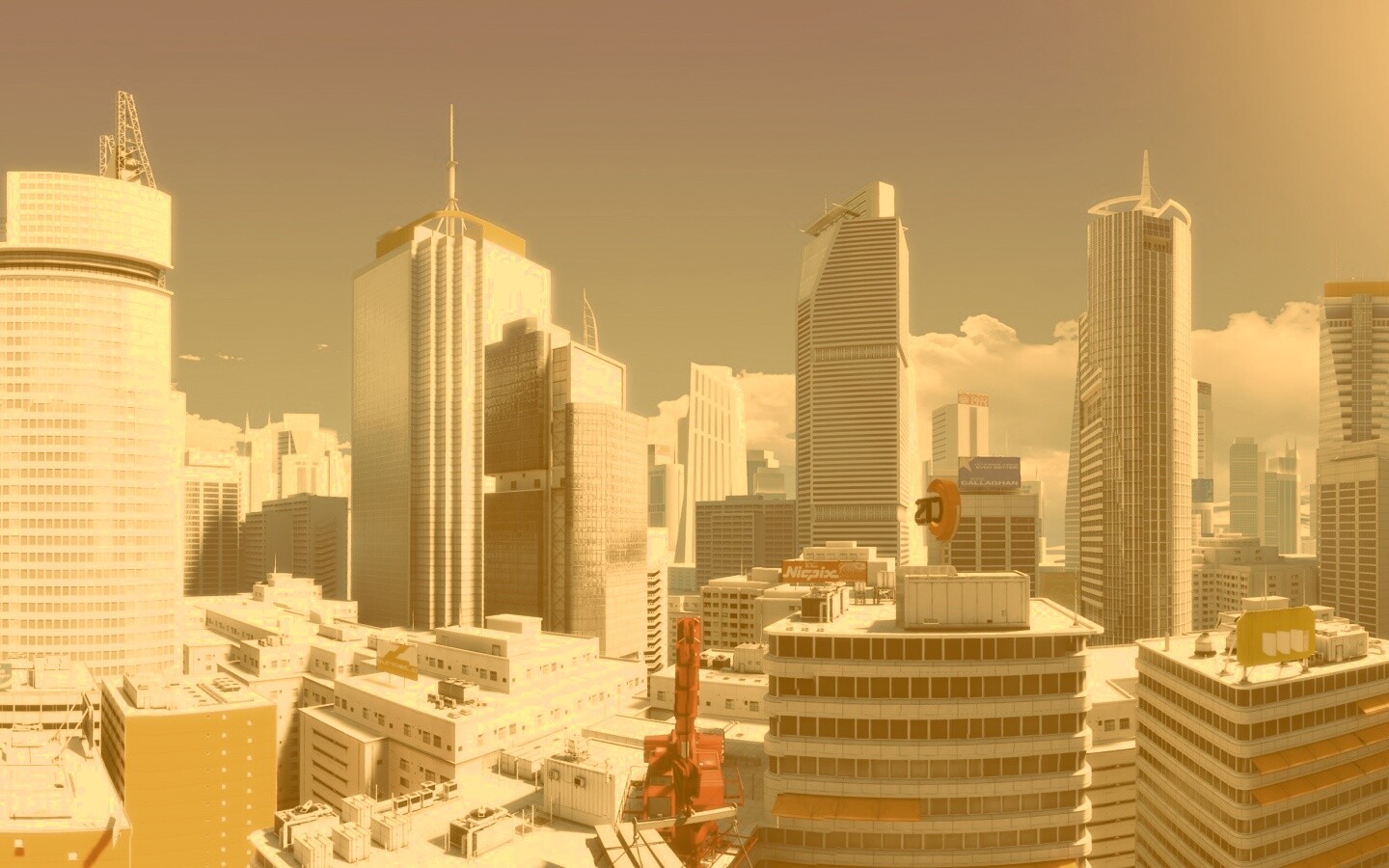 Город Mirrors Edge обои