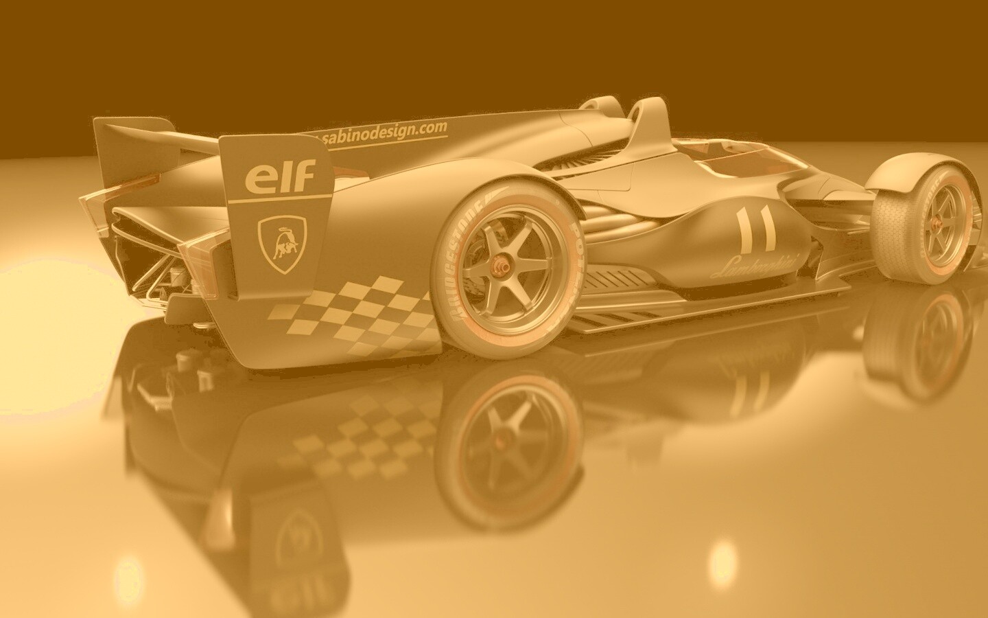 Болид Lamborghini обои