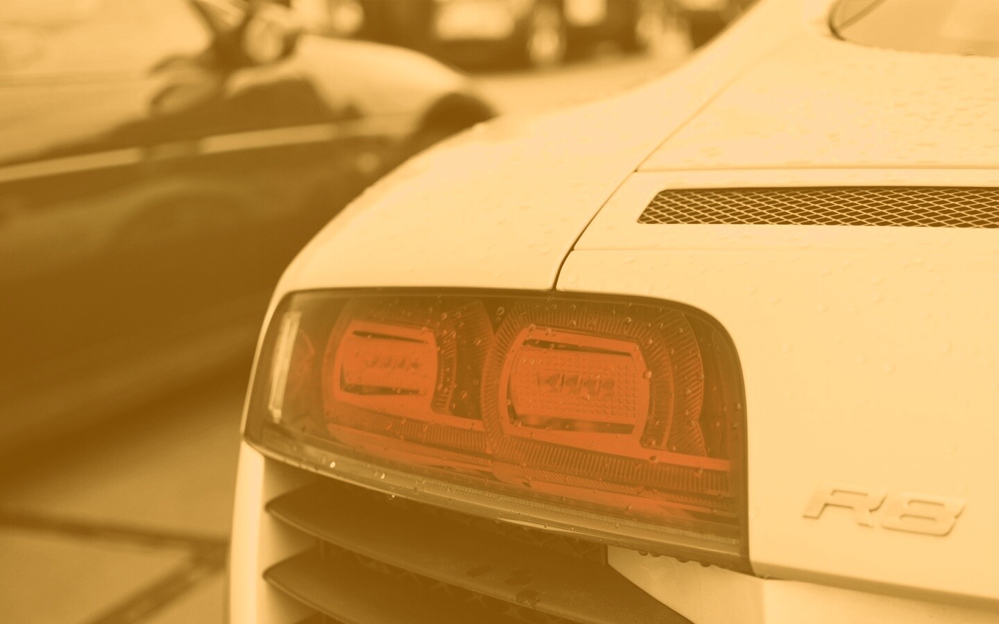 Задняя фара Audi R8 обои