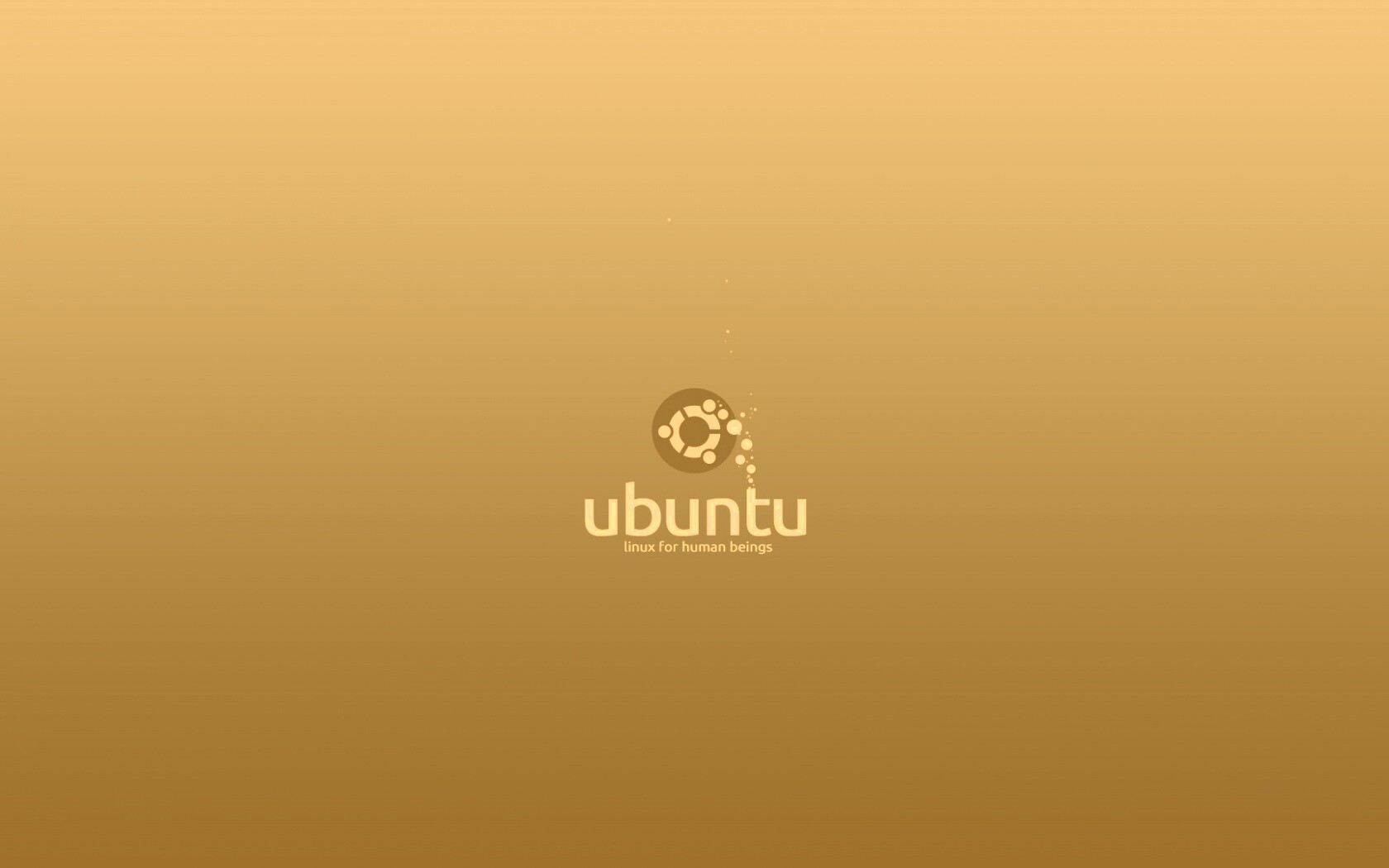 Логотип Ubuntu обои