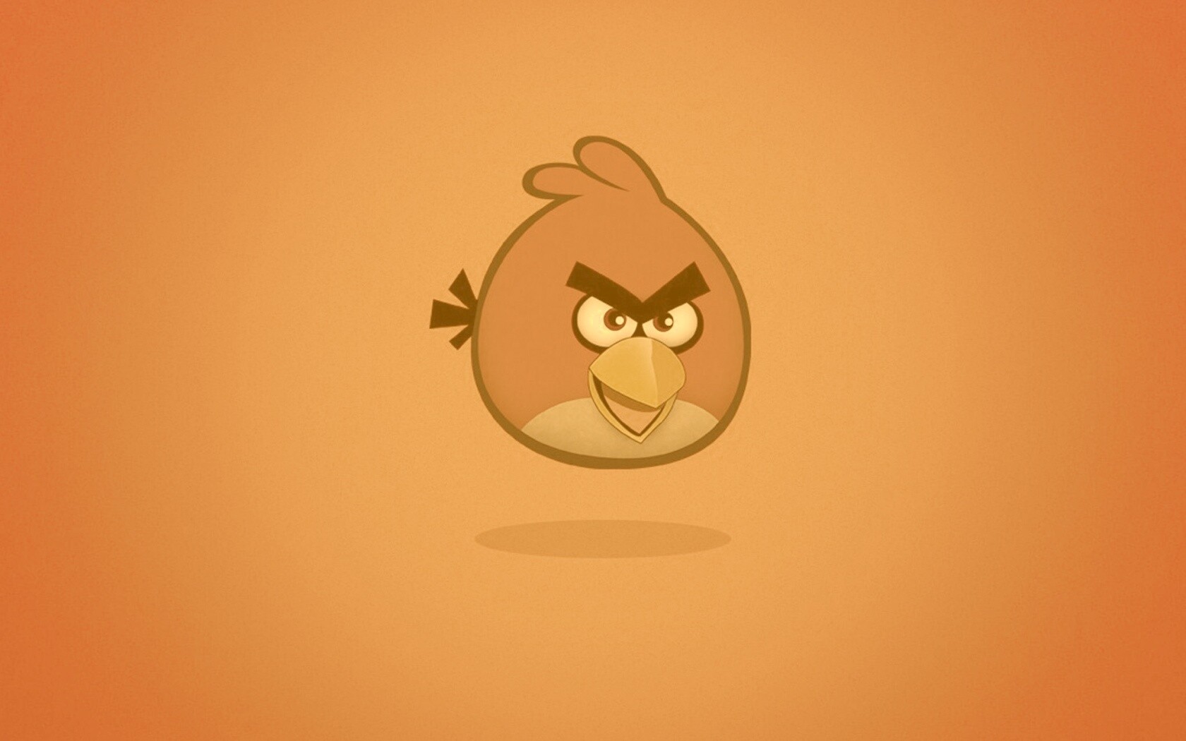 Красная птица из Angry Birds обои