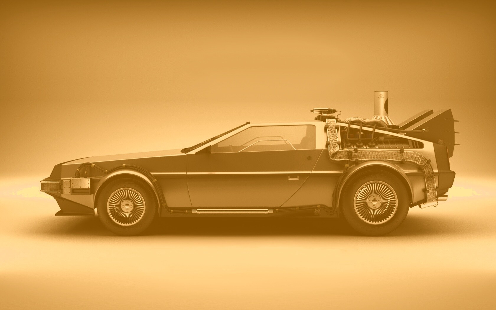DeLorean машина времени обои