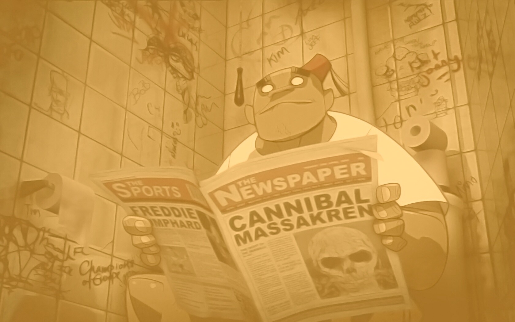 Рассел Хоббс из Gorillaz обои