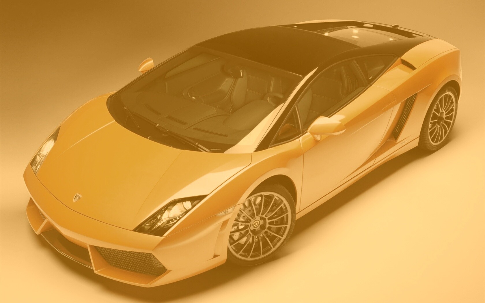 Жёлтый Lamborghini Gallardo обои