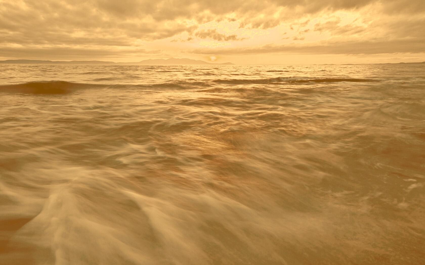 Красивый горизонт на море обои