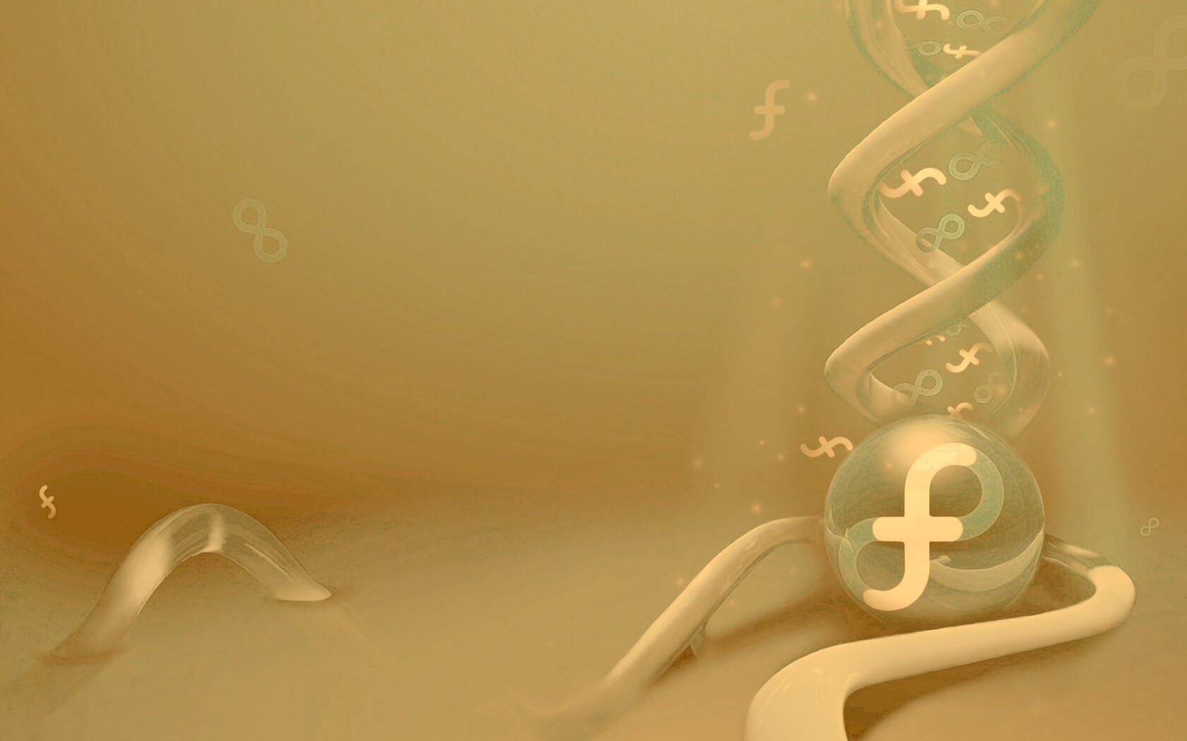 OS Fedora обои