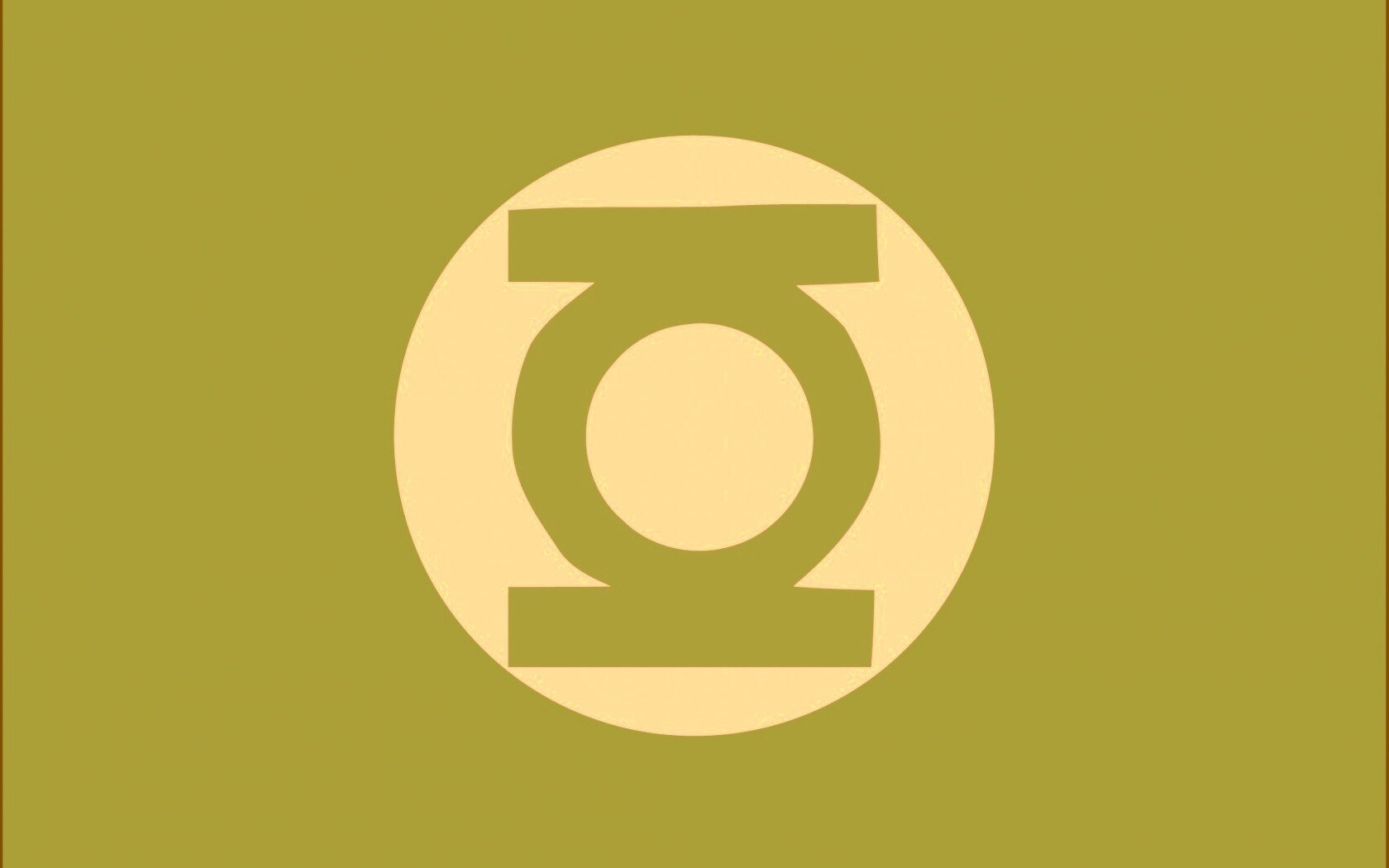 Знак Зеленого фонаря обои