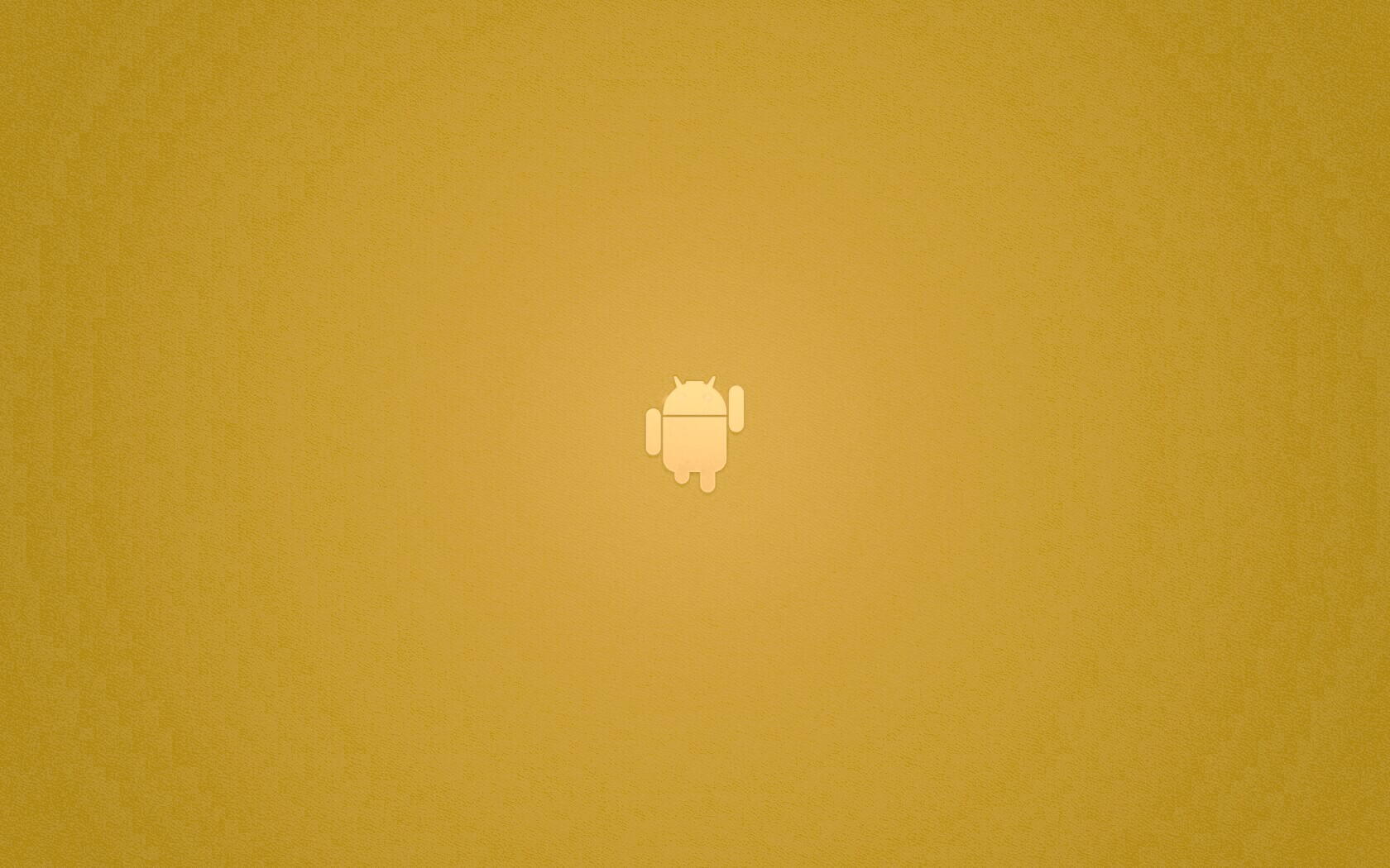 Логотип Android на зеленом фоне обои