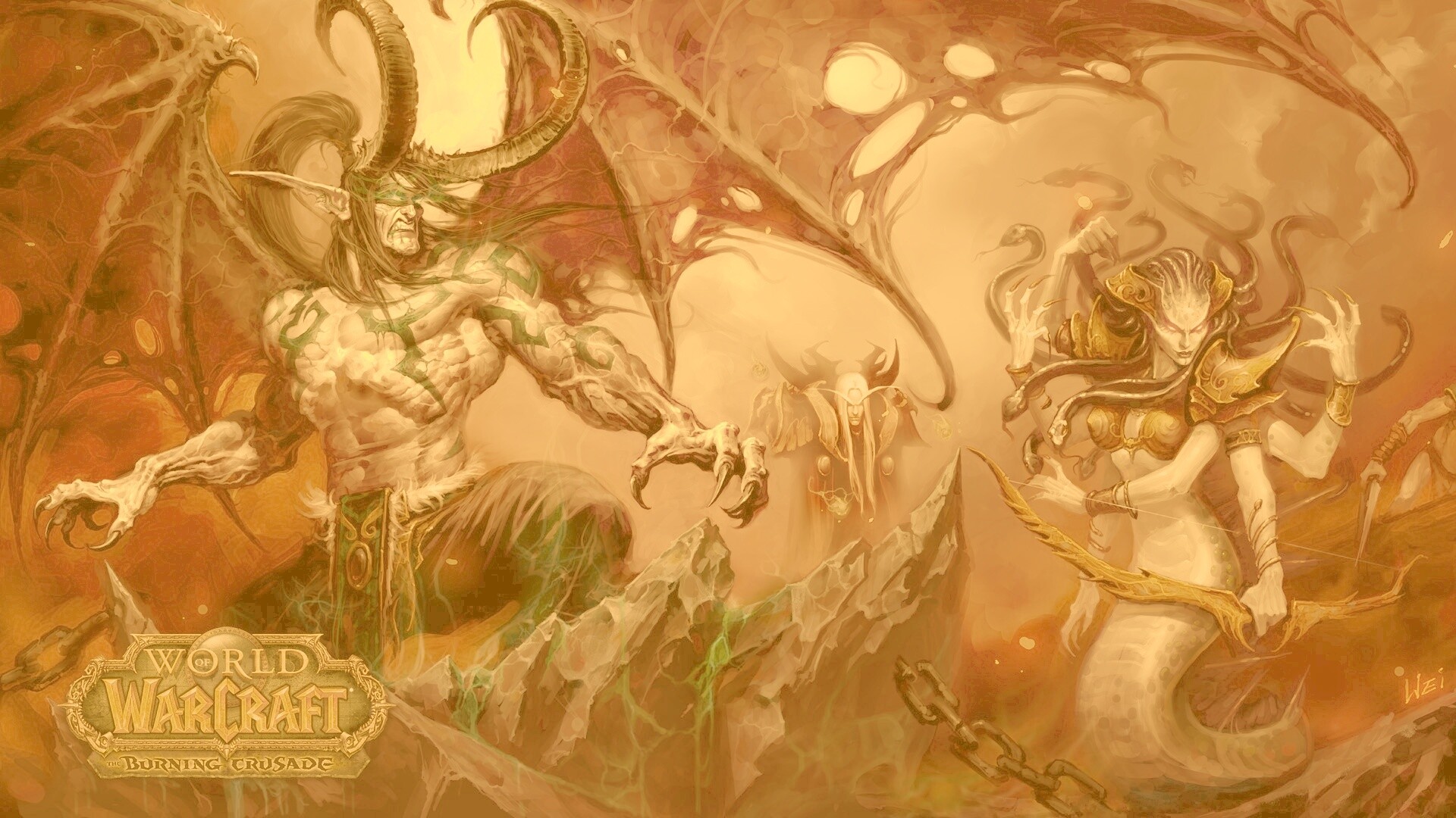 Обои Worldof WarCraft Burning Crusade обои