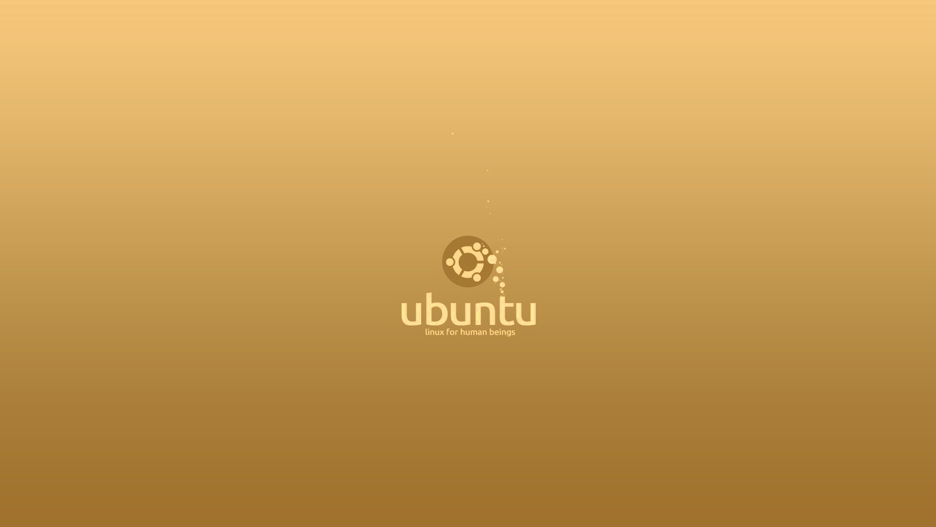 Логотип Ubuntu обои