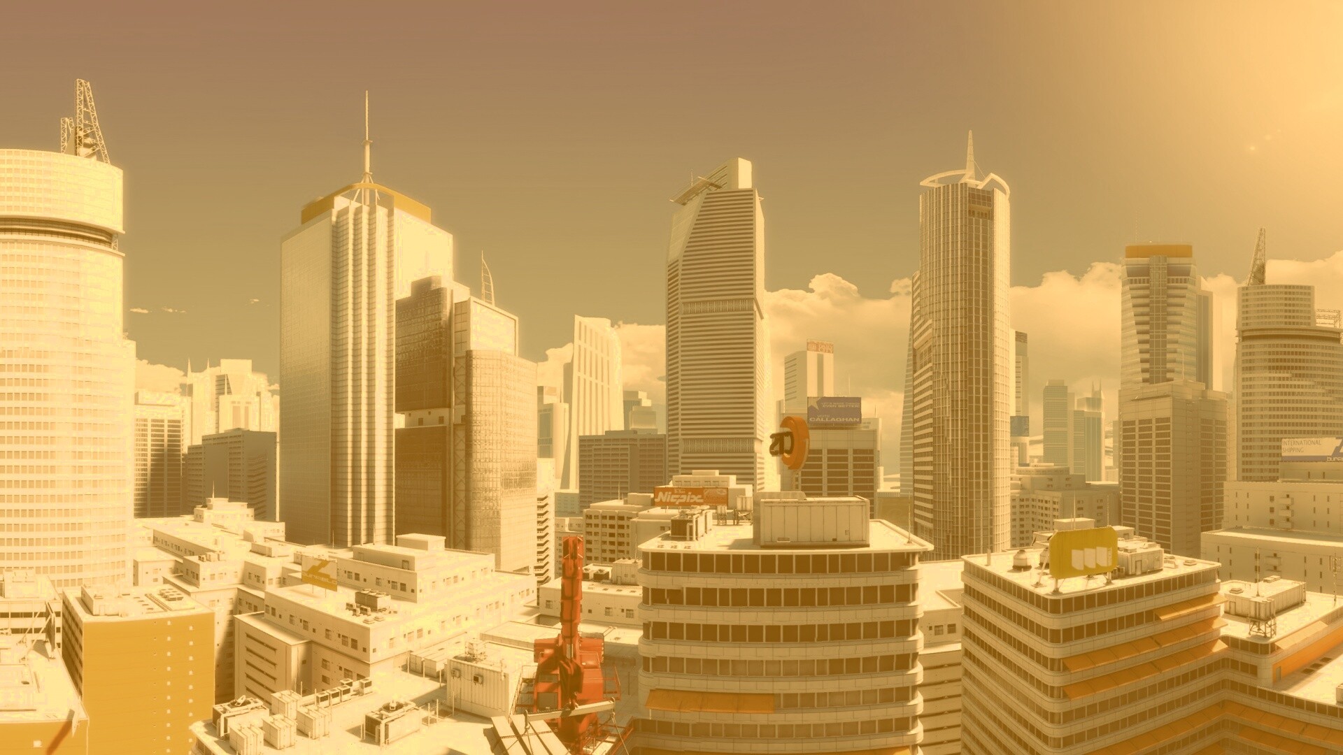 Город Mirrors Edge обои