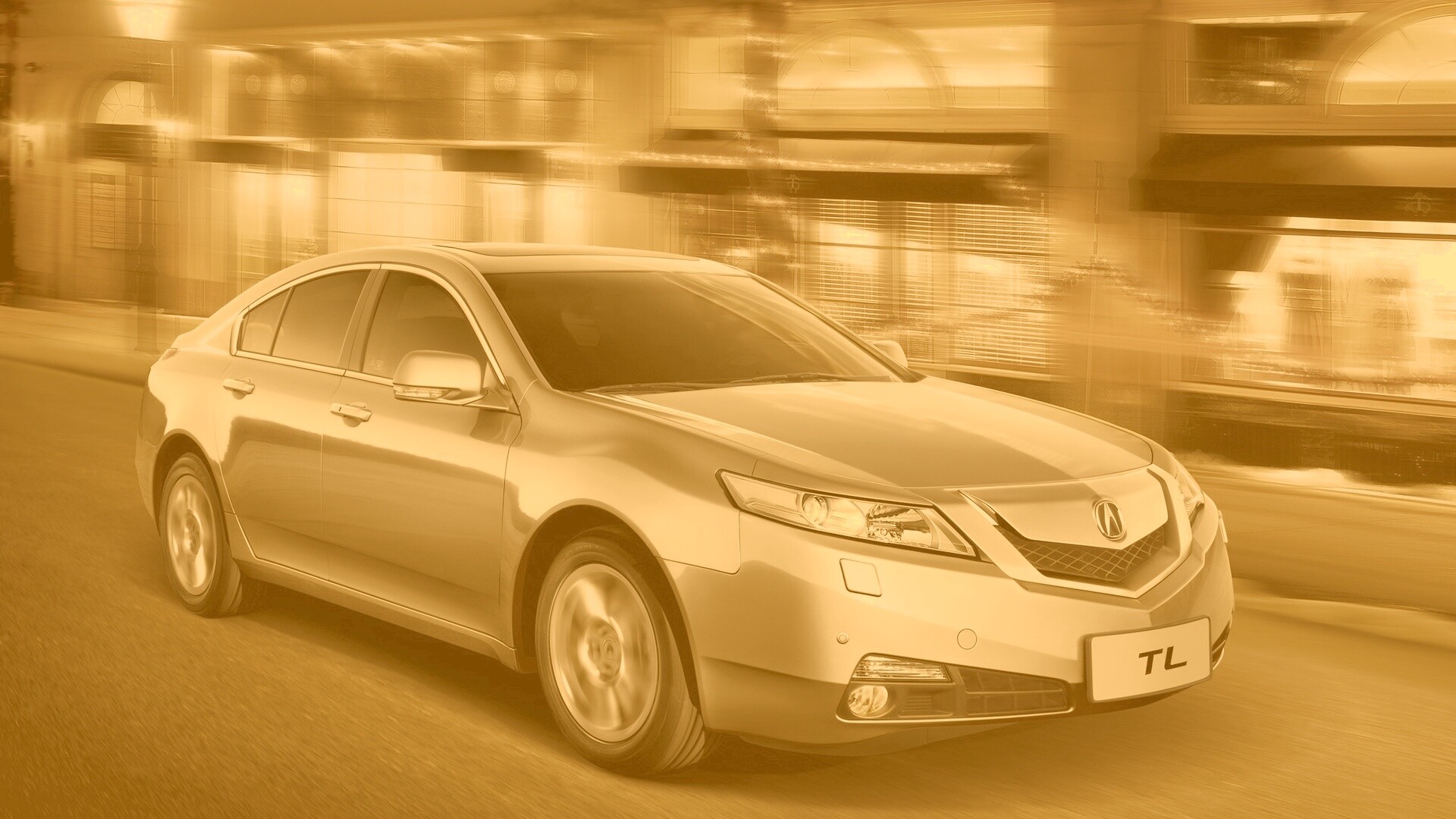 Acura в движении обои