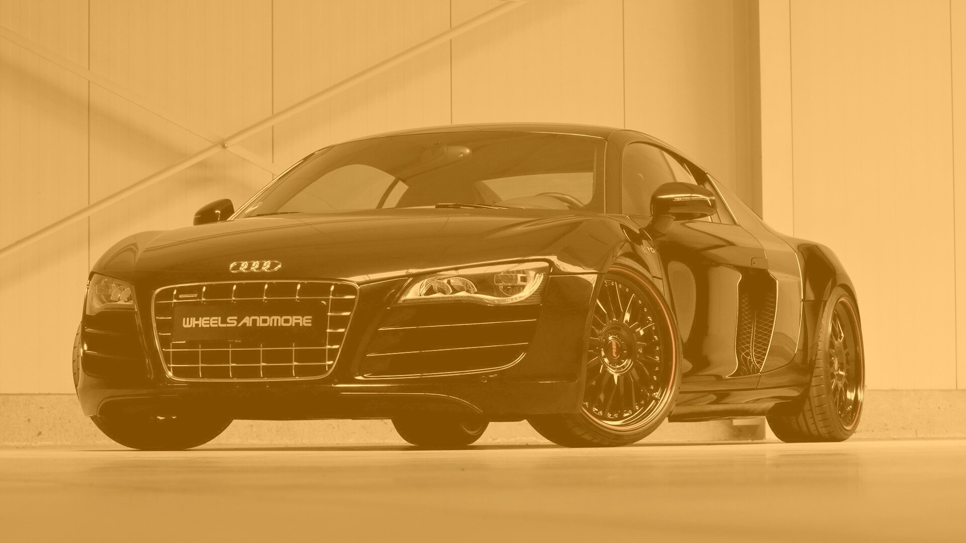 Audi черного цвета обои
