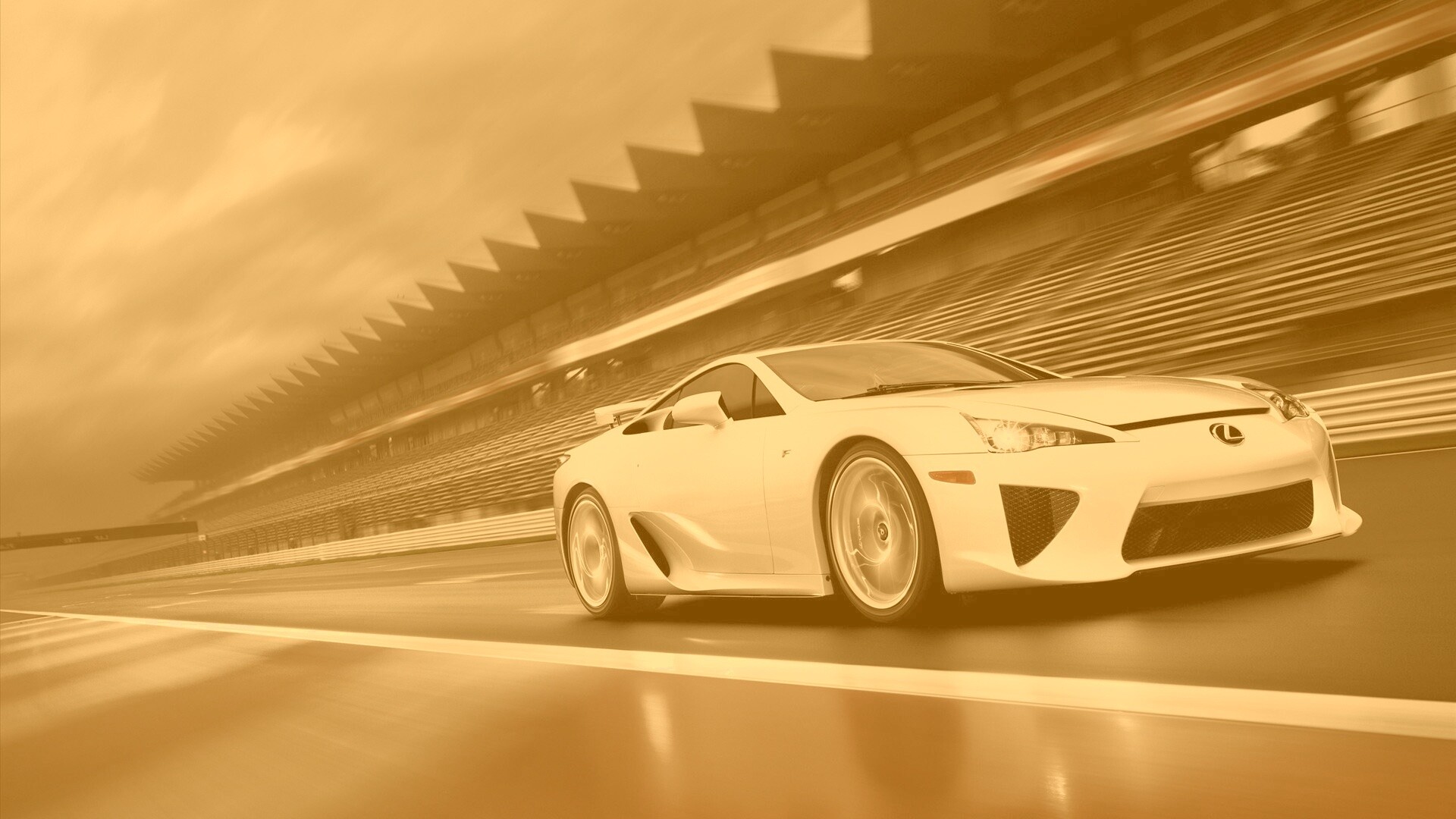Lexus LFA на тарссу обои