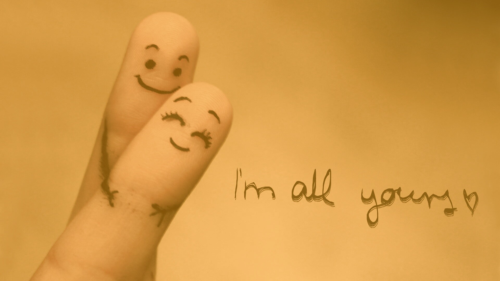 I"m all yours! обои